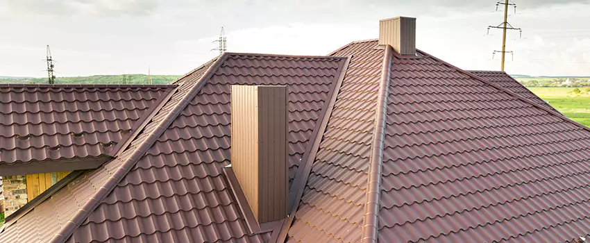 Residential Chimney Flashing Restoration in East Patchogue, NY