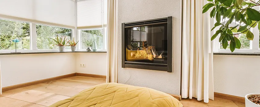 Residential Fireplace Ceramic Glass Installation in East Patchogue, NY