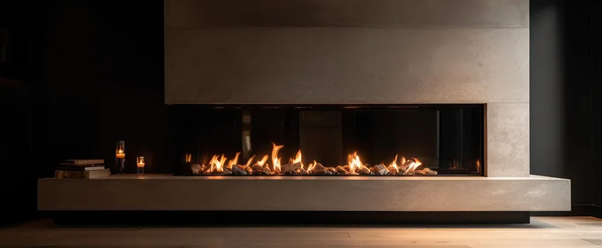 Gas Fireplace Ember Bed Design Services in East Patchogue, New York
