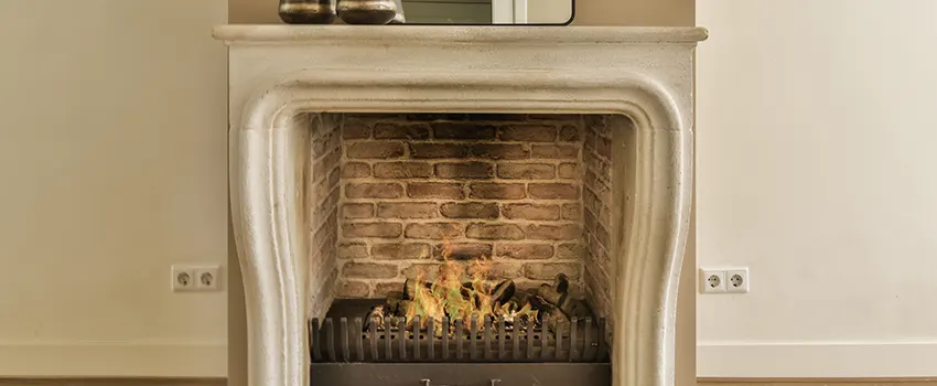 Vintage-style Fireplace Redesign in East Patchogue, New York