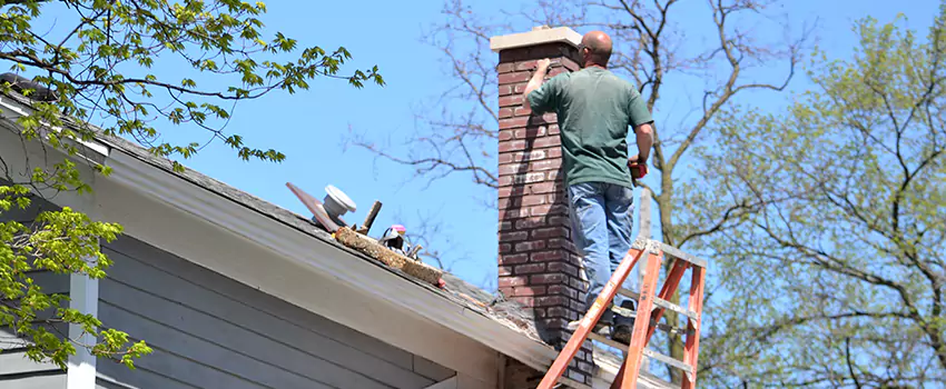 Vinyl and PVC Chimney Flashing Installation in East Patchogue, NY