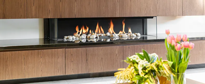 Double-height Fireplace Design Refurbishment in East Patchogue, New York